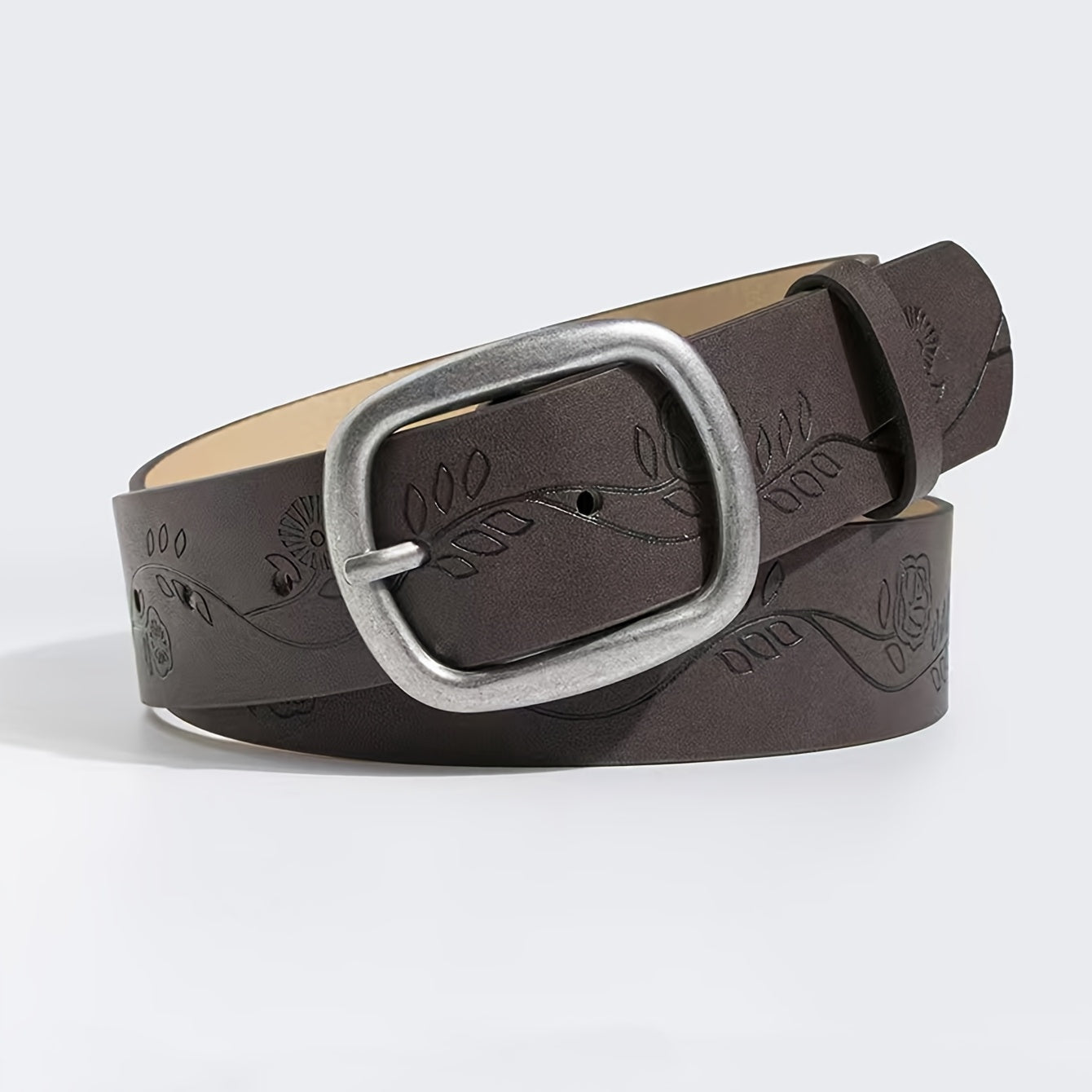 Ceinture à Boucle Classique en Simili Cuir pour Homme Vincent — visuel 3