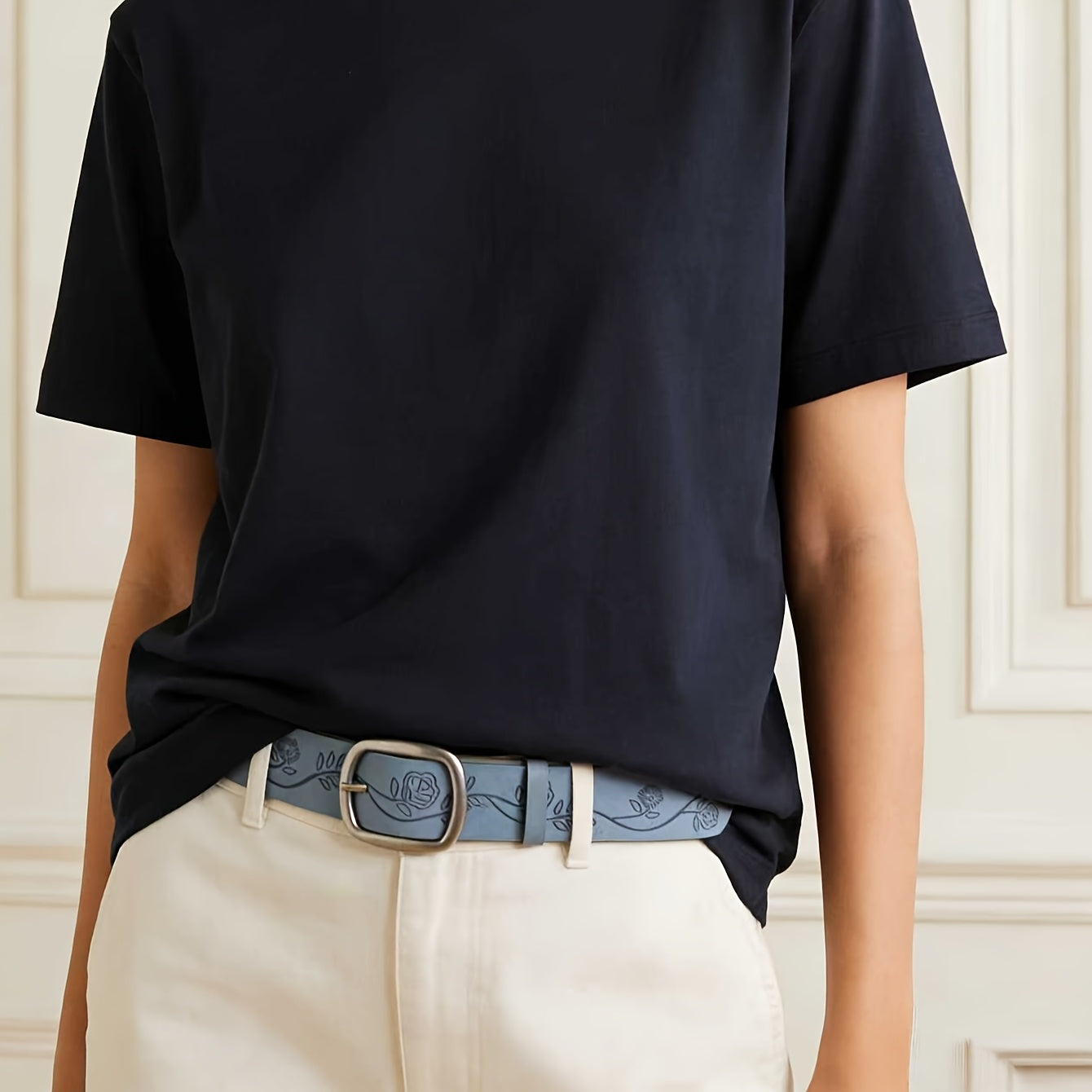 Ceinture à Boucle Classique en Simili Cuir pour Homme Vincent — visuel 8