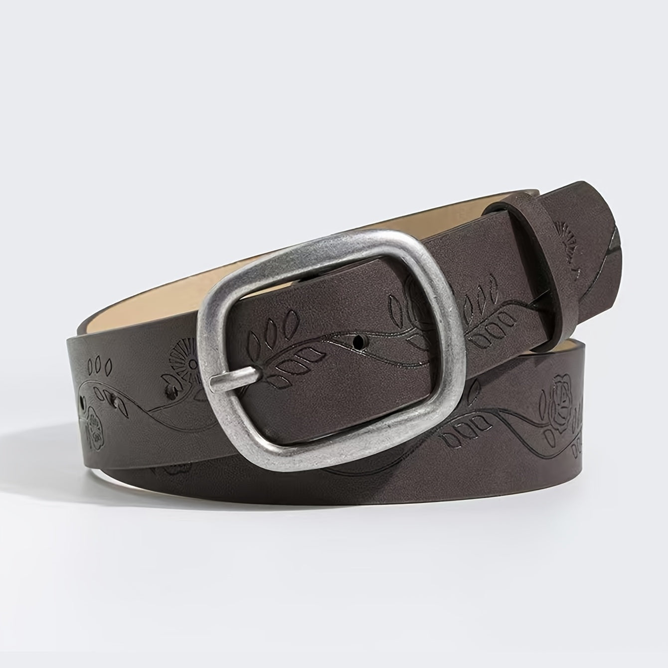 Ceinture à Boucle Classique en Simili Cuir pour Homme Vincent — visuel 9