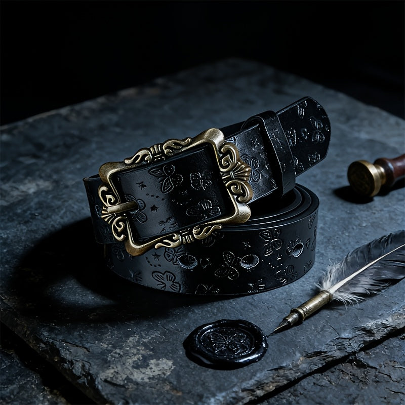 Ceinture à Boucle Classique en Simili Cuir pour Homme Vivien — visuel 1