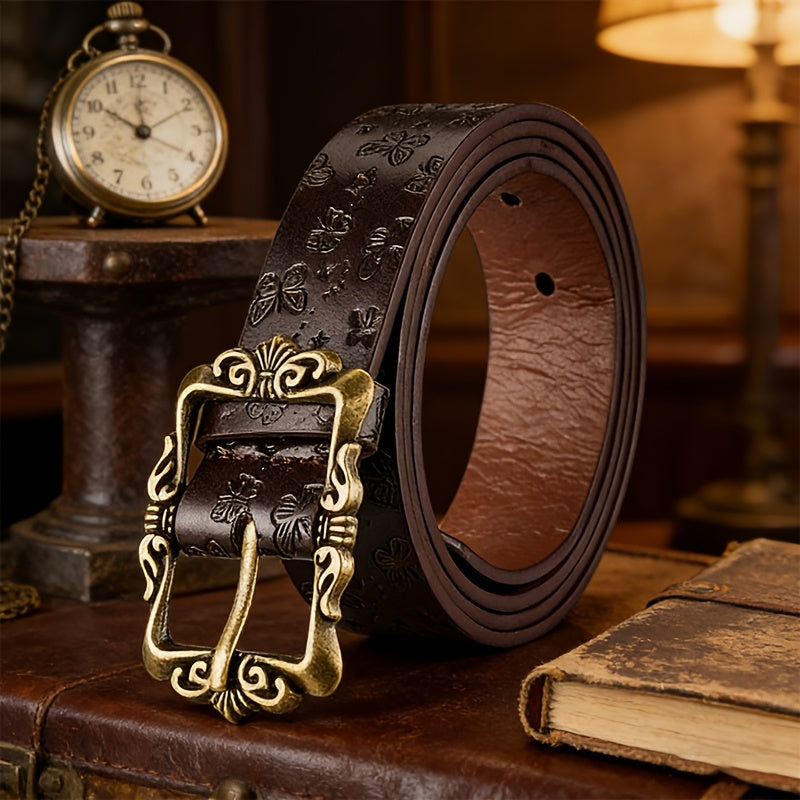 Ceinture à Boucle Classique en Simili Cuir pour Homme Vivien — visuel 2