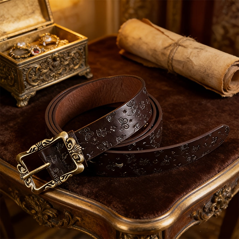 Ceinture à Boucle Classique en Simili Cuir pour Homme Vivien — visuel 6