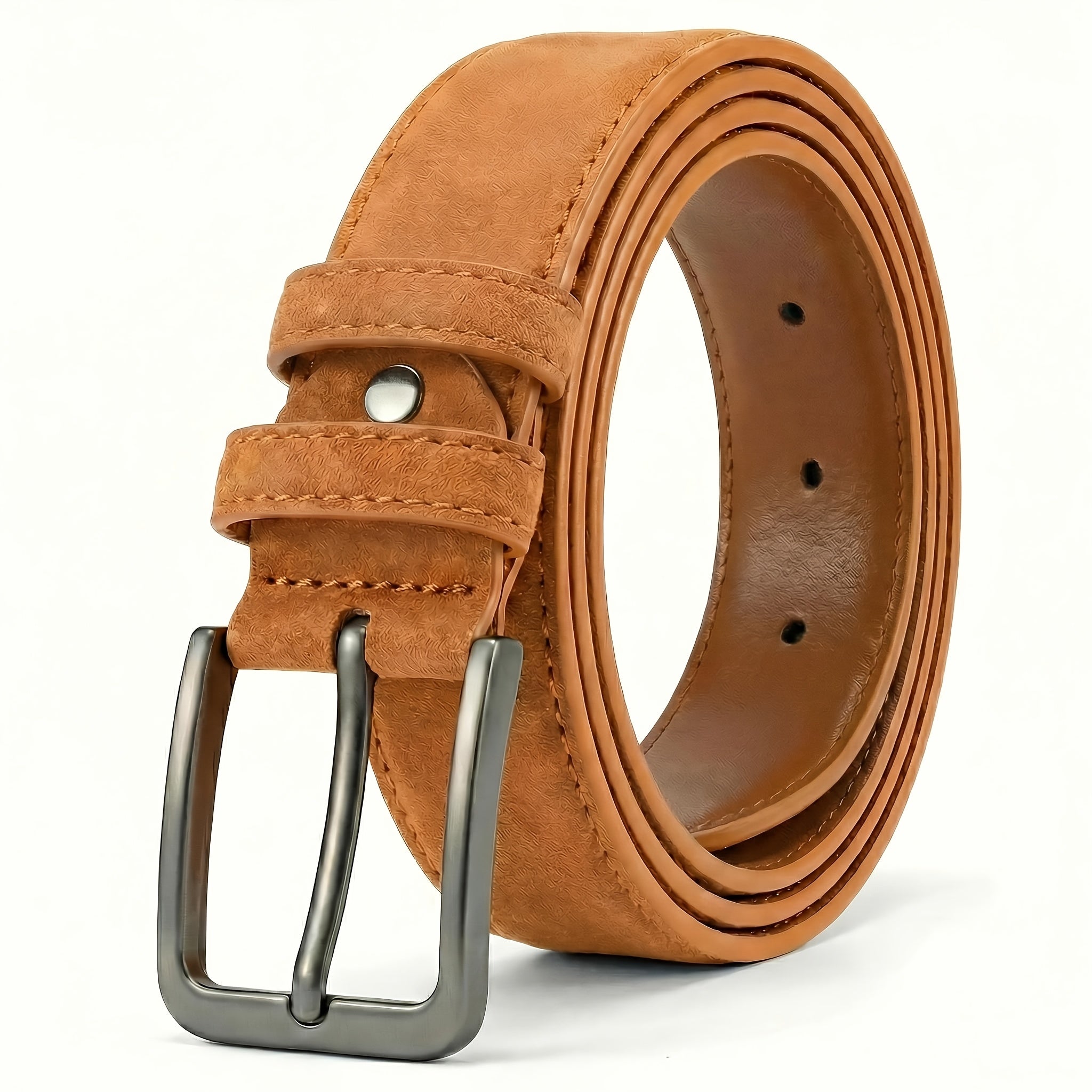 Ceinture à Boucle Classique en Simili Cuir pour Homme Walter — visuel 3