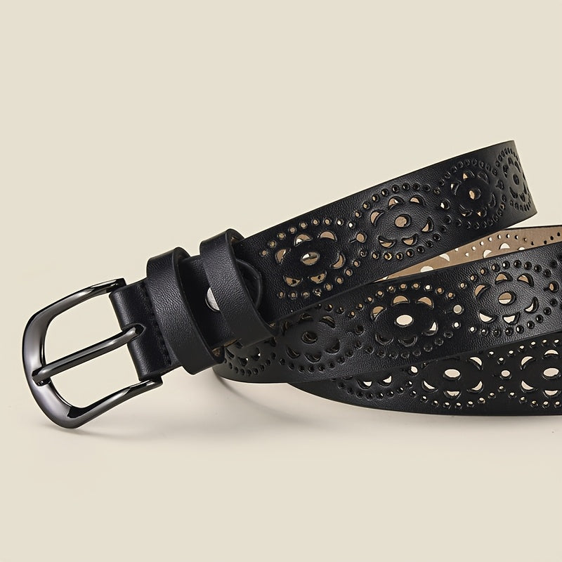 Ceinture à Boucle Classique en Simili Cuir pour Homme Wandrille — visuel 1