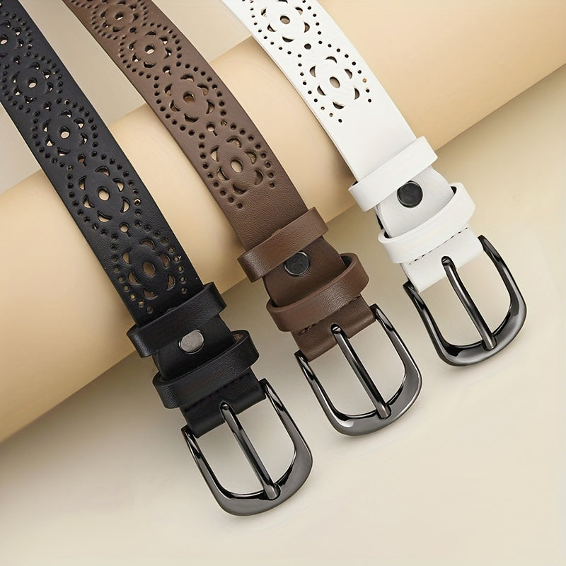 Ceinture à Boucle Classique en Simili Cuir pour Homme Wandrille — visuel 2