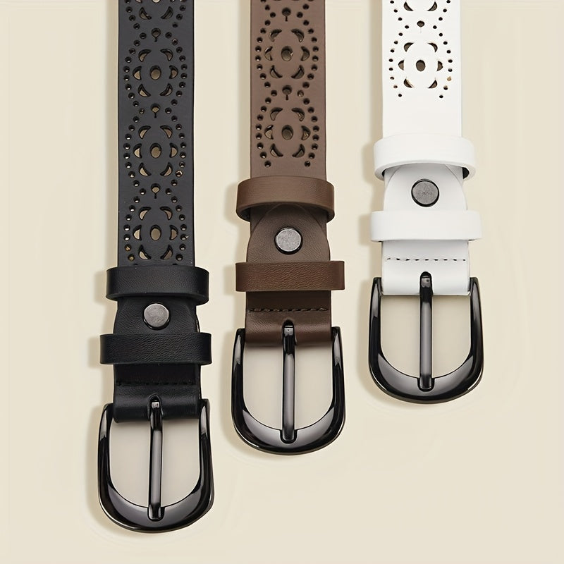 Ceinture à Boucle Classique en Simili Cuir pour Homme Wandrille — visuel 4
