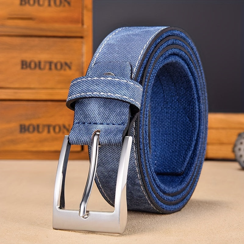 Ceinture à Boucle Classique en Tissu pour Homme Hyacinthe — visuel 1