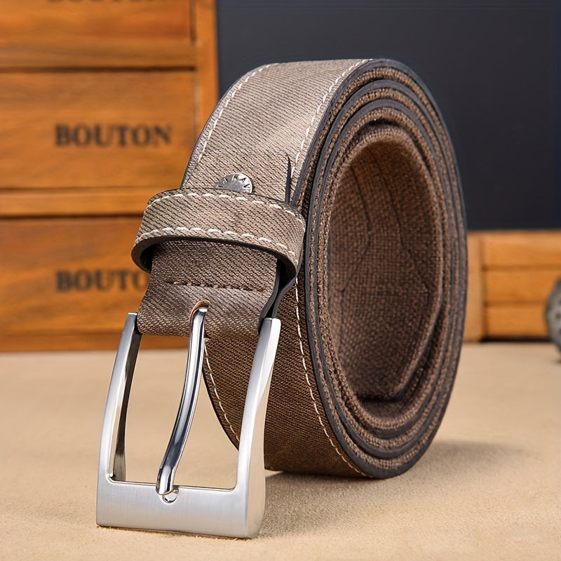 Ceinture à Boucle Classique en Tissu pour Homme Hyacinthe — visuel 5