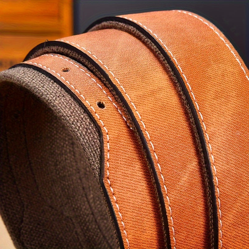 Ceinture à Boucle Classique en Tissu pour Homme Hyacinthe — visuel 7