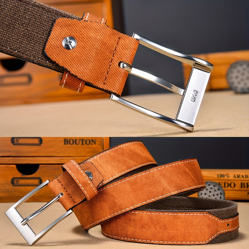 Ceinture à Boucle Classique en Tissu pour Homme Laurent — visuel 2