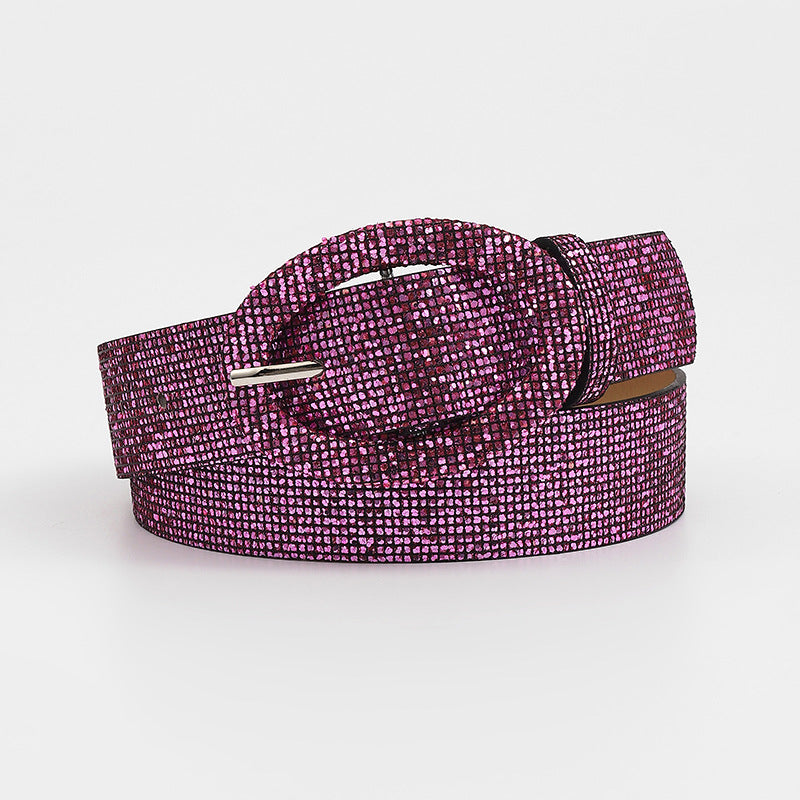 Ceinture à Boucle Japonaise à Strass pour Femme Ronda — visuel 3