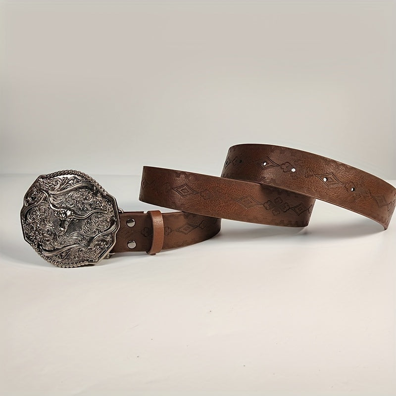 Ceinture Cloutée en Simili Cuir pour Femme Alberte — visuel 1