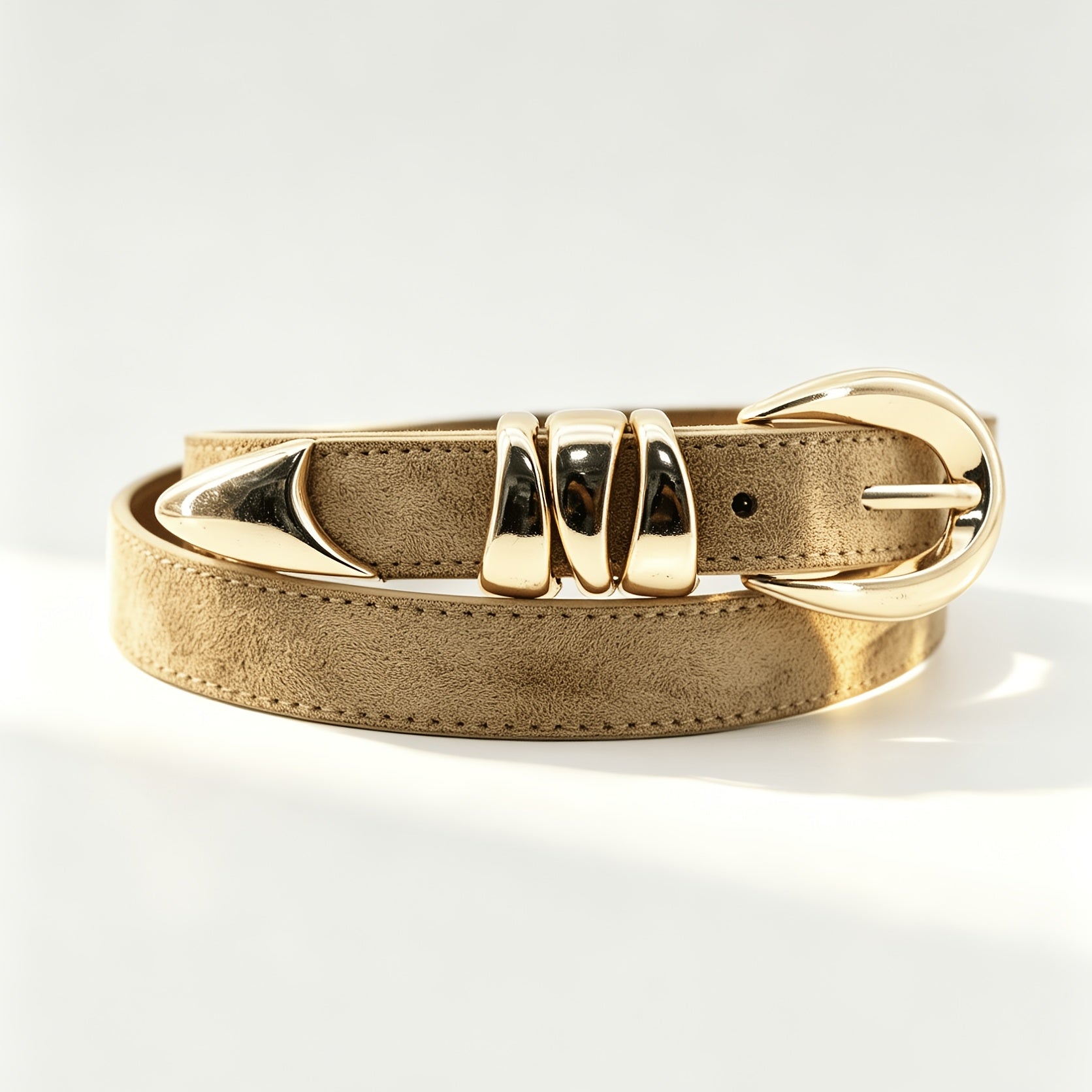 Ceinture Cloutée en Simili Cuir pour Femme Laetitia — visuel 2