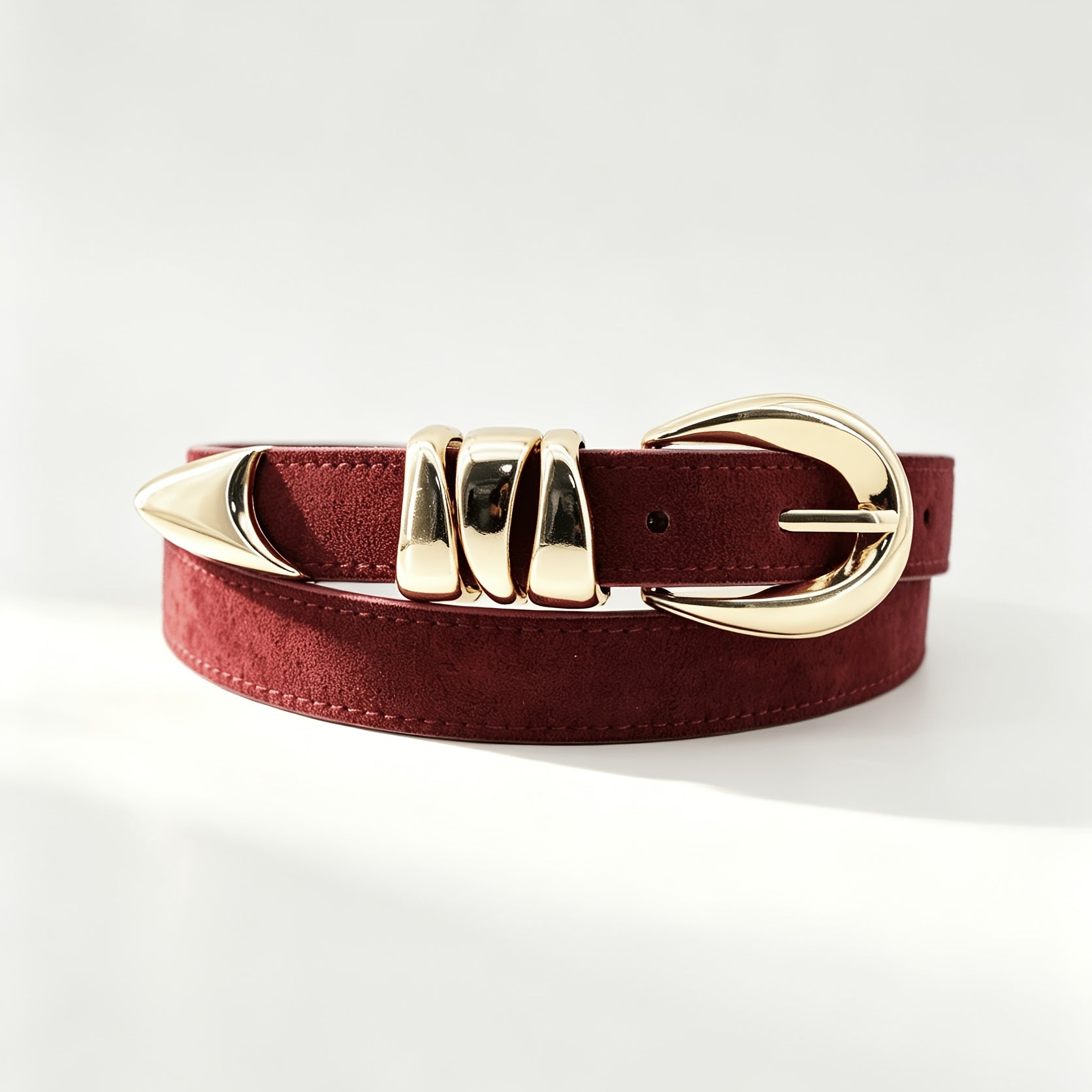 Ceinture Cloutée en Simili Cuir pour Femme Laetitia — visuel 3
