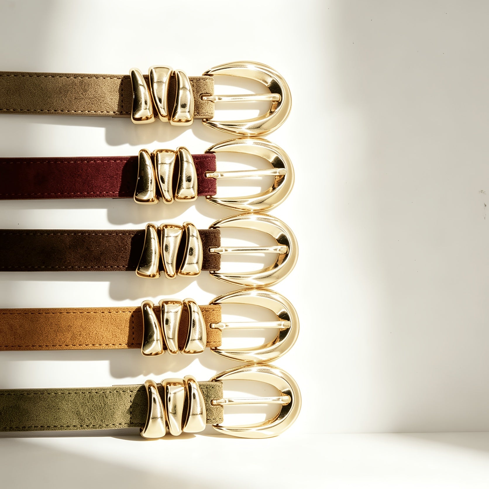 Ceinture Cloutée en Simili Cuir pour Femme Laetitia — visuel 8