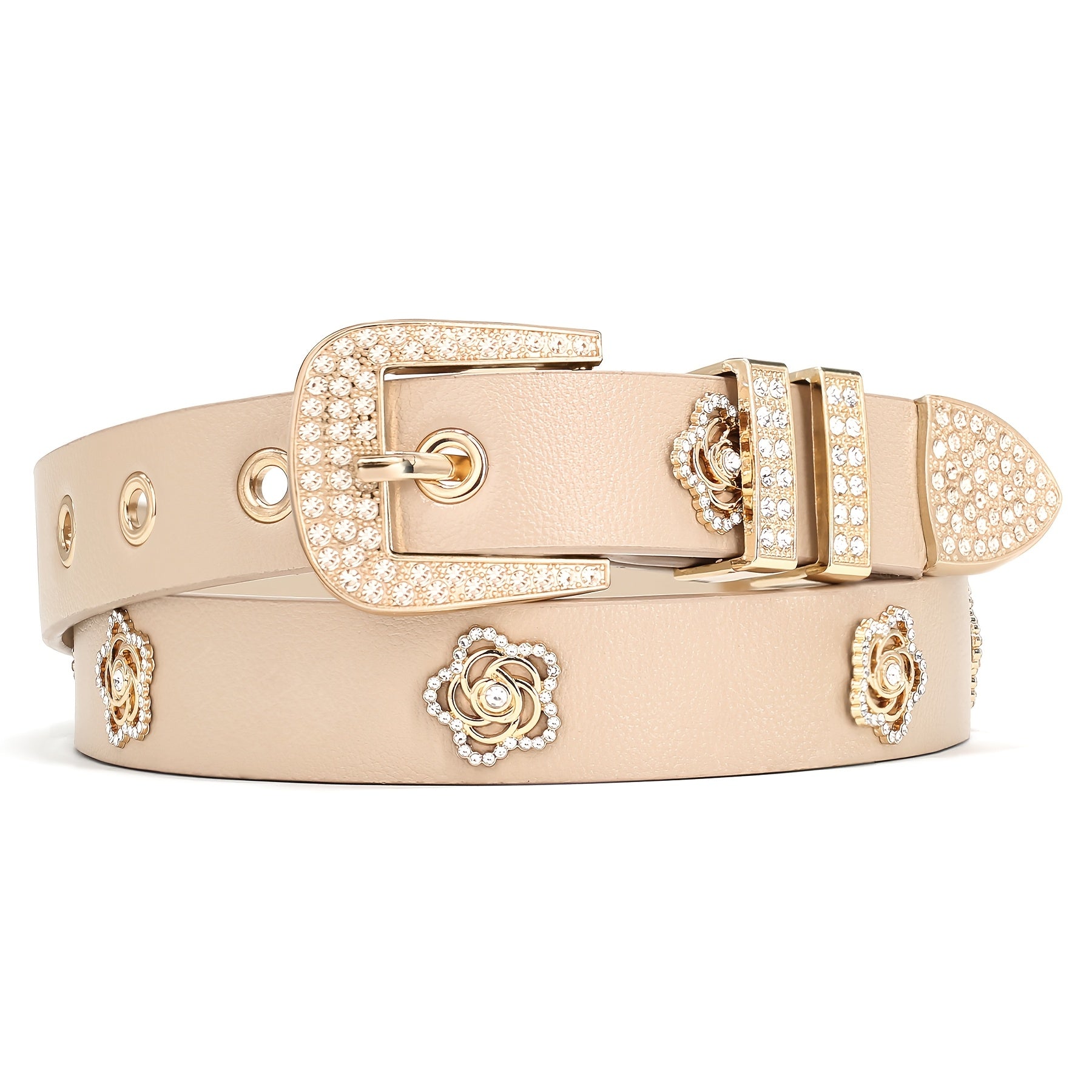 Ceinture Cloutée en Simili Cuir pour Femme Servane — visuel 5