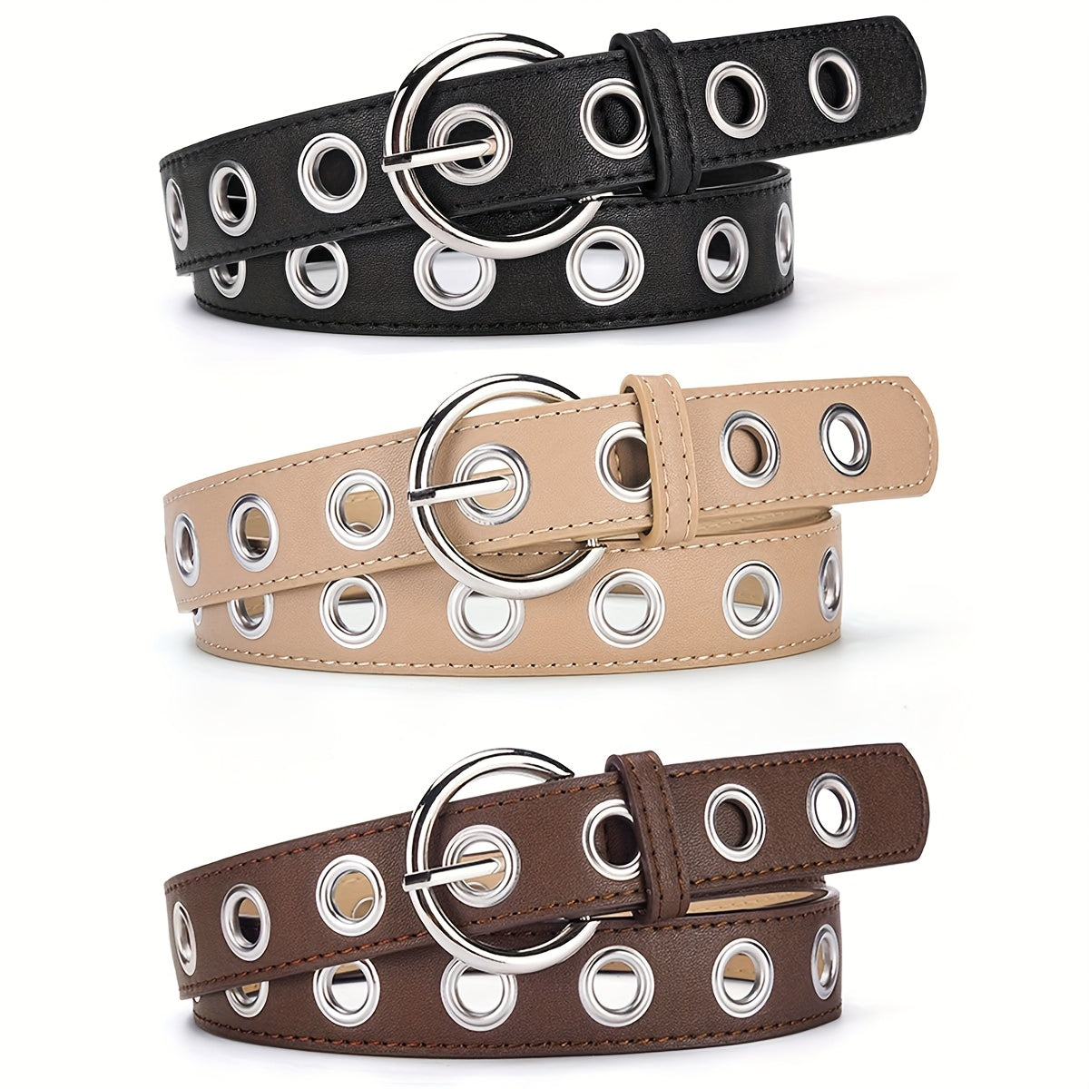 Ceinture Cloutée en Simili Cuir pour Homme Aarhus — visuel 2