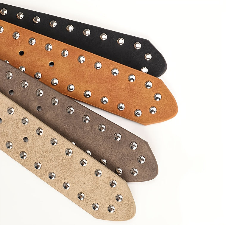 Ceinture Cloutée en Simili Cuir pour Homme Arras — visuel 8