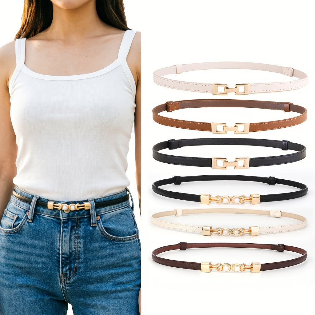 Ceinture Dorée en Simili Cuir pour Homme Auckland — visuel 1