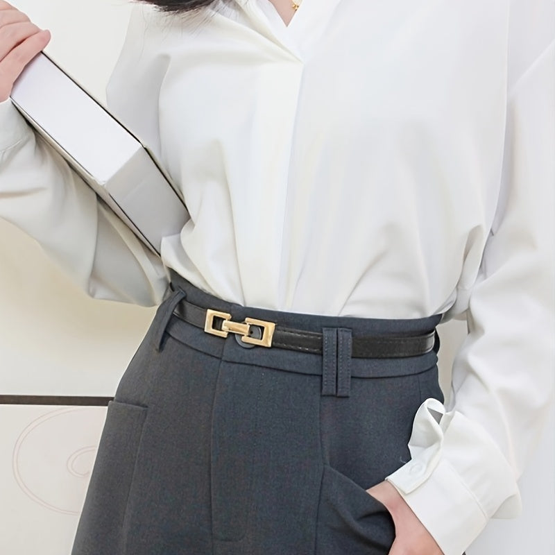 Ceinture Dorée en Simili Cuir pour Homme Auckland — visuel 6
