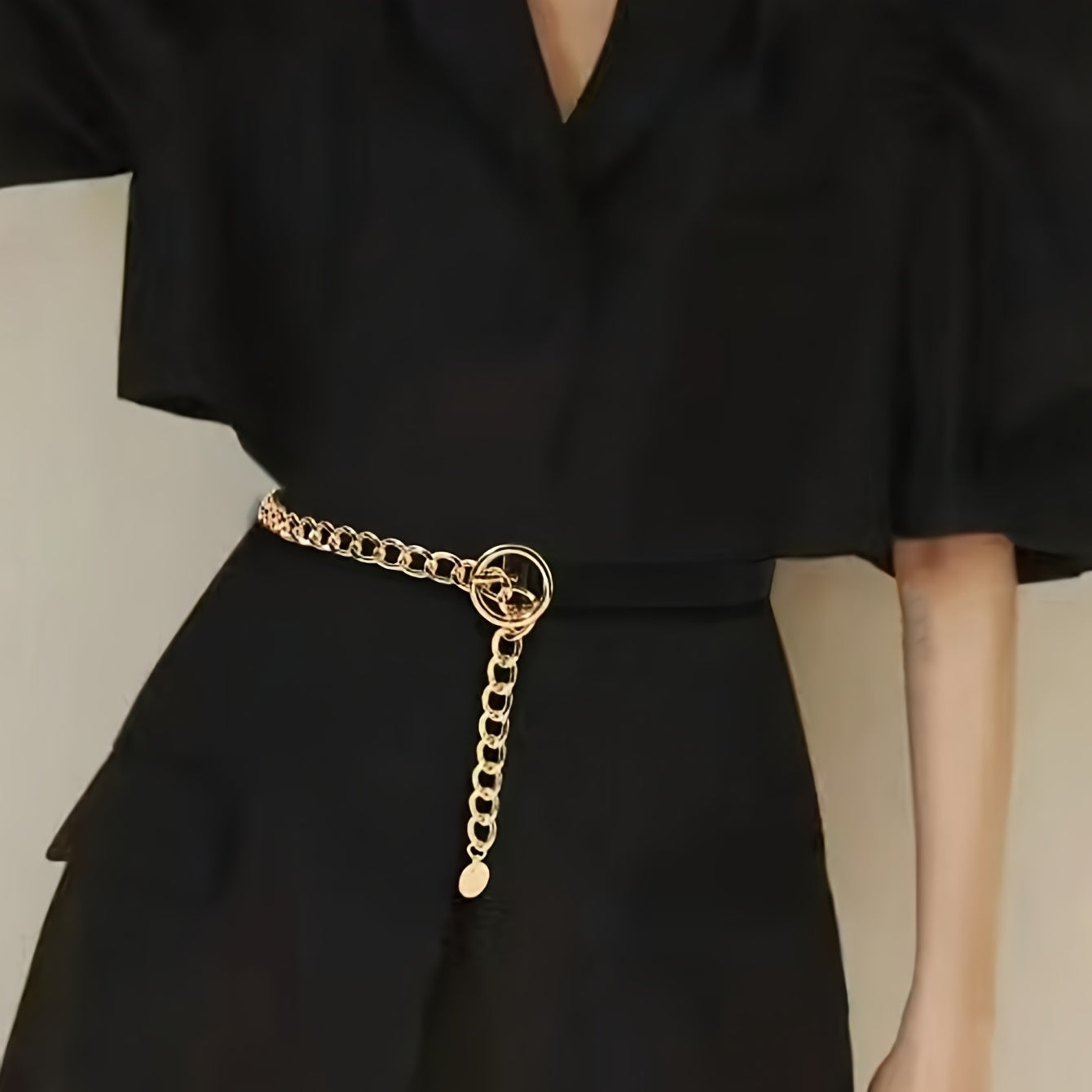 Ceinture Dorée en Simili Cuir pour Homme Avignon — visuel 1
