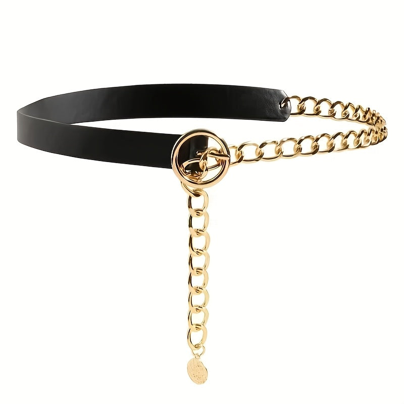 Ceinture Dorée en Simili Cuir pour Homme Avignon — visuel 4