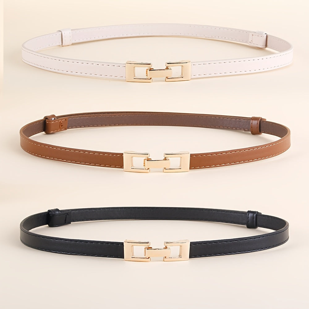 Ceinture Dorée en Simili Cuir pour Homme Zéphyrin — visuel 2