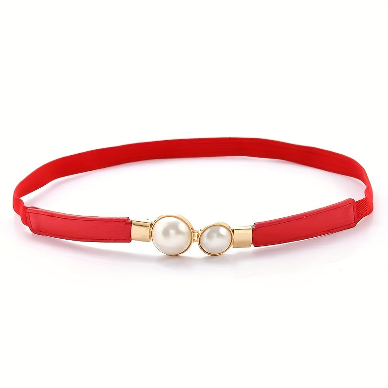 Ceinture Élastique en Simili Cuir pour Femme Bali — visuel 3