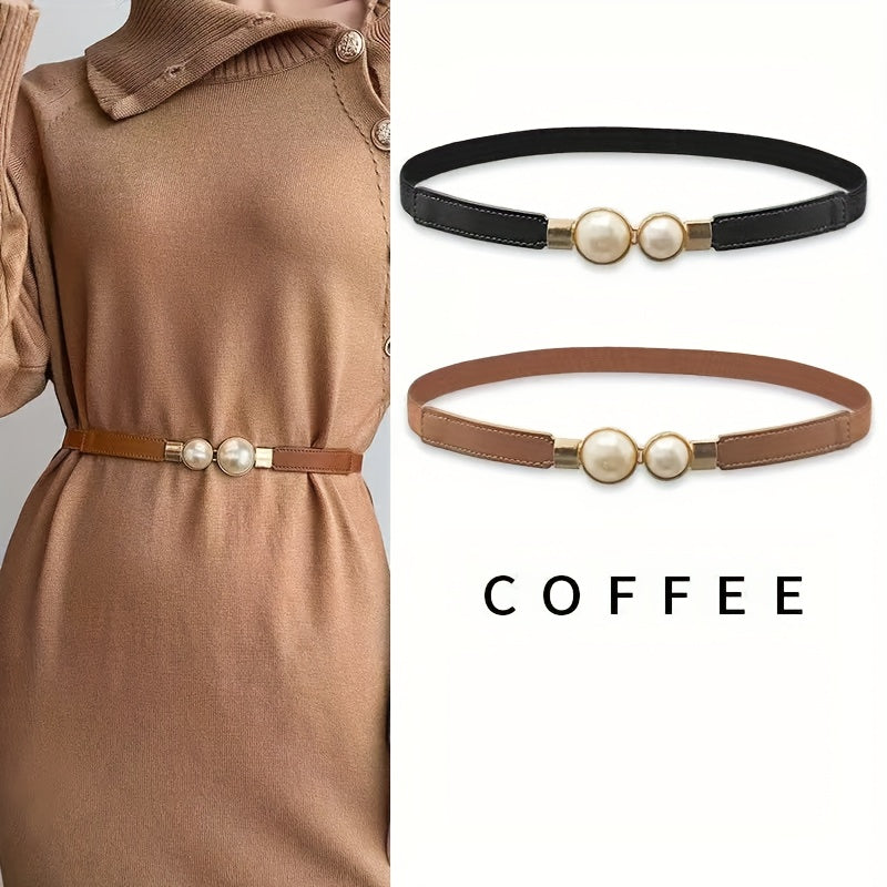 Ceinture Élastique en Simili Cuir pour Femme Bali — visuel 4