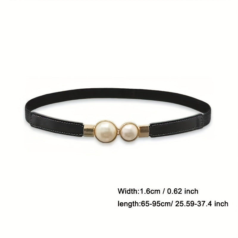 Ceinture Élastique en Simili Cuir pour Femme Bali — visuel 5