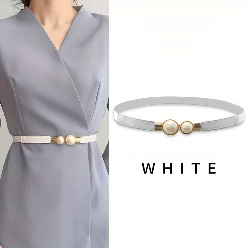 Ceinture Élastique en Simili Cuir pour Femme Bali — visuel 6