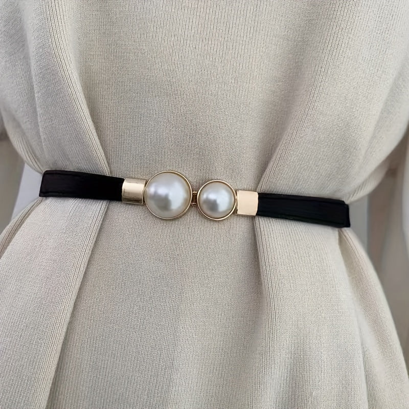 Ceinture Élastique en Simili Cuir pour Femme Bali — visuel 7