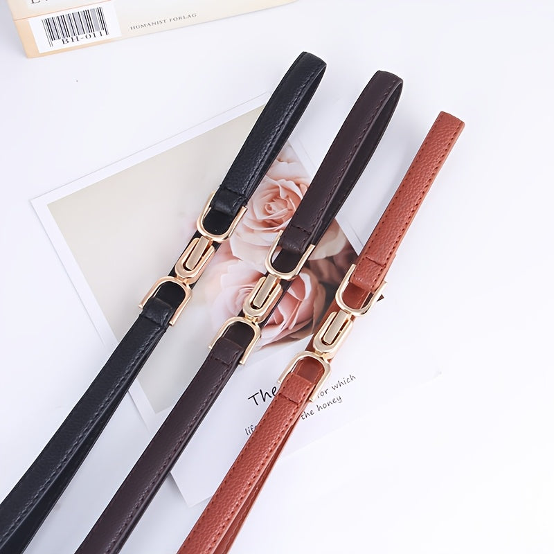 Ceinture Élastique en Simili Cuir pour Femme Corfou — visuel 5