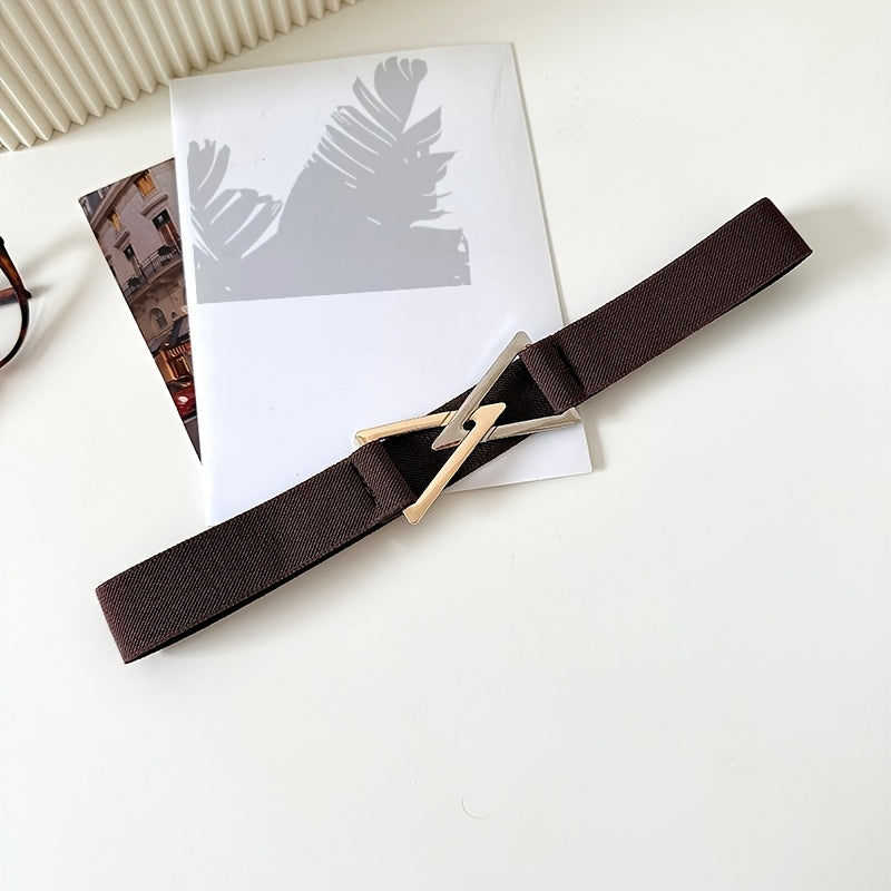 Ceinture Élastique en Simili Cuir pour Femme Pascaline — visuel 3
