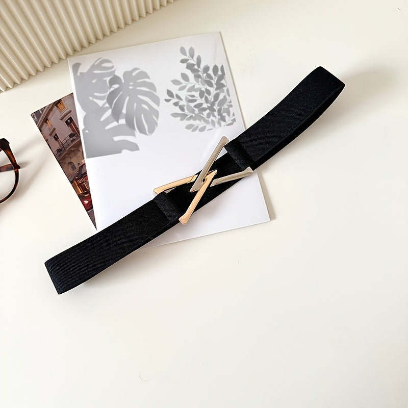 Ceinture Élastique en Simili Cuir pour Femme Pascaline — visuel 5