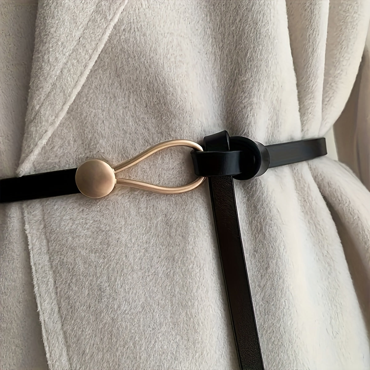 Ceinture Élastique en Simili Cuir pour Femme Stephanie — visuel 5