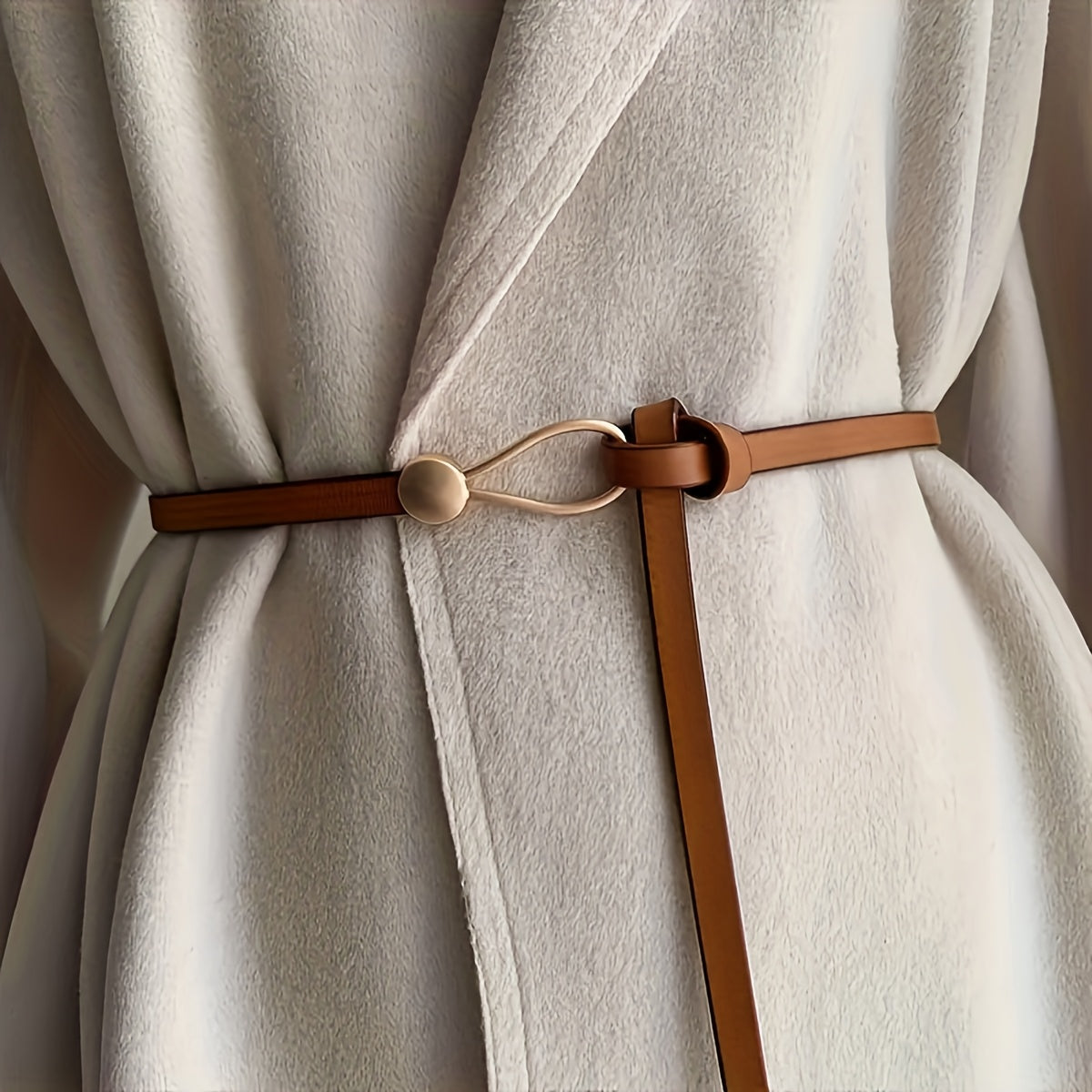 Ceinture Élastique en Simili Cuir pour Femme Stephanie — visuel 6