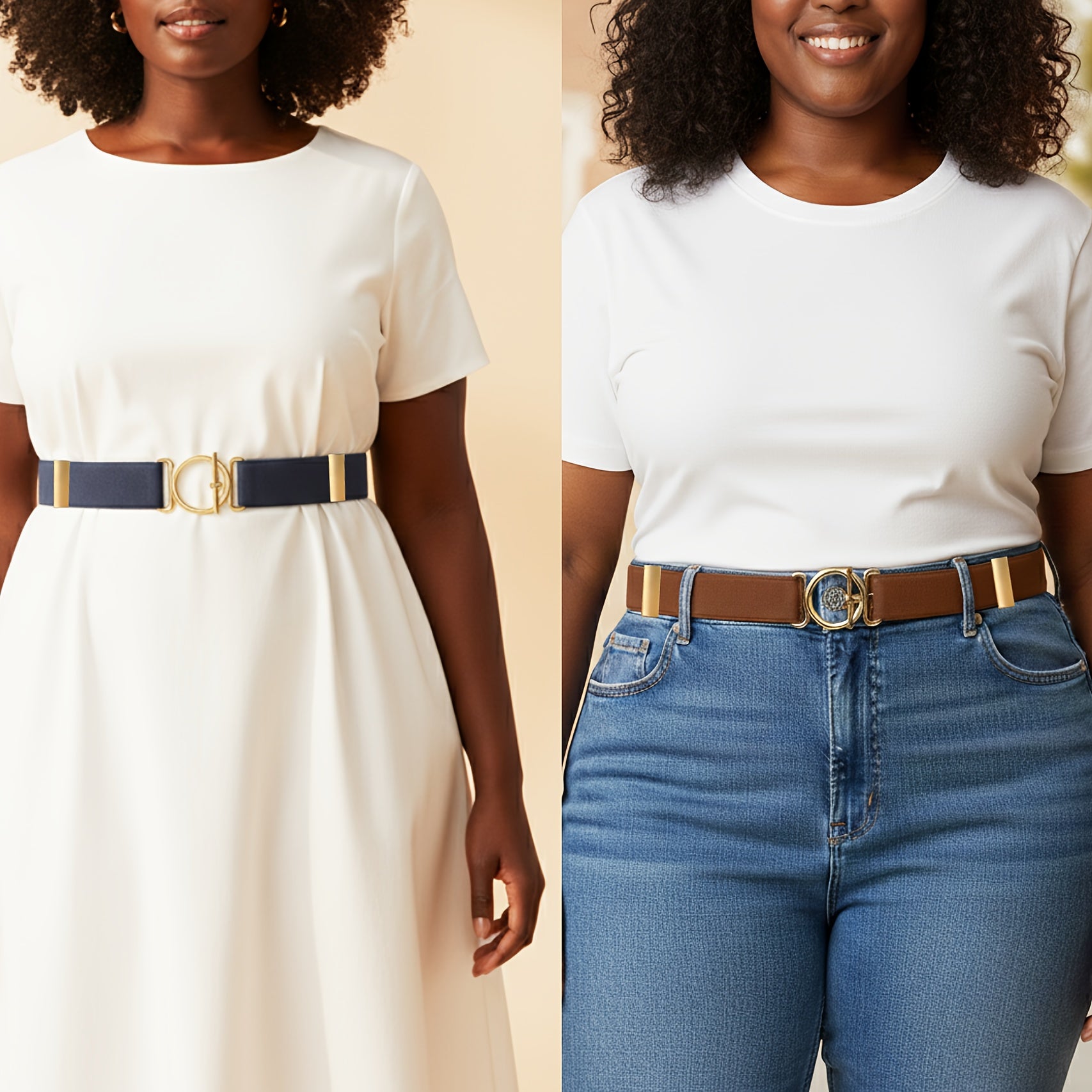 Ceinture Élastique en Tissu pour Femme Formentera — visuel 3