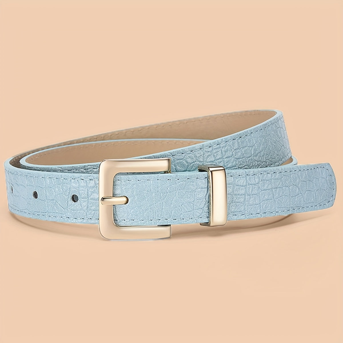 Ceinture Façon Crocodile en Simili Cuir pour Homme Arendal — visuel 1