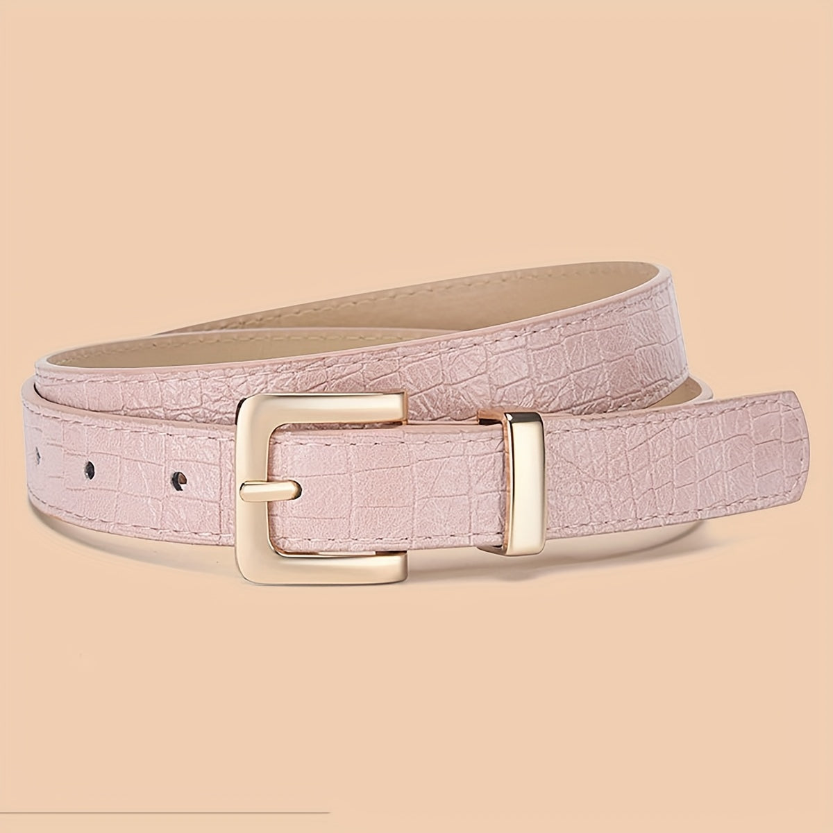 Ceinture Façon Crocodile en Simili Cuir pour Homme Arendal — visuel 6