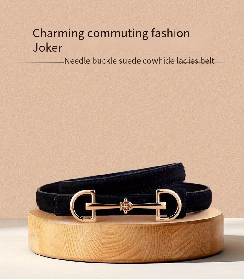 Ceinture Fine en Cuir pour Femme Ondine — visuel 1