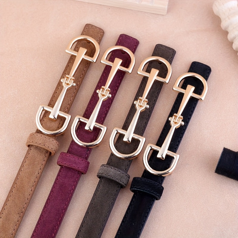 Ceinture Fine en Cuir pour Femme Ondine — visuel 3