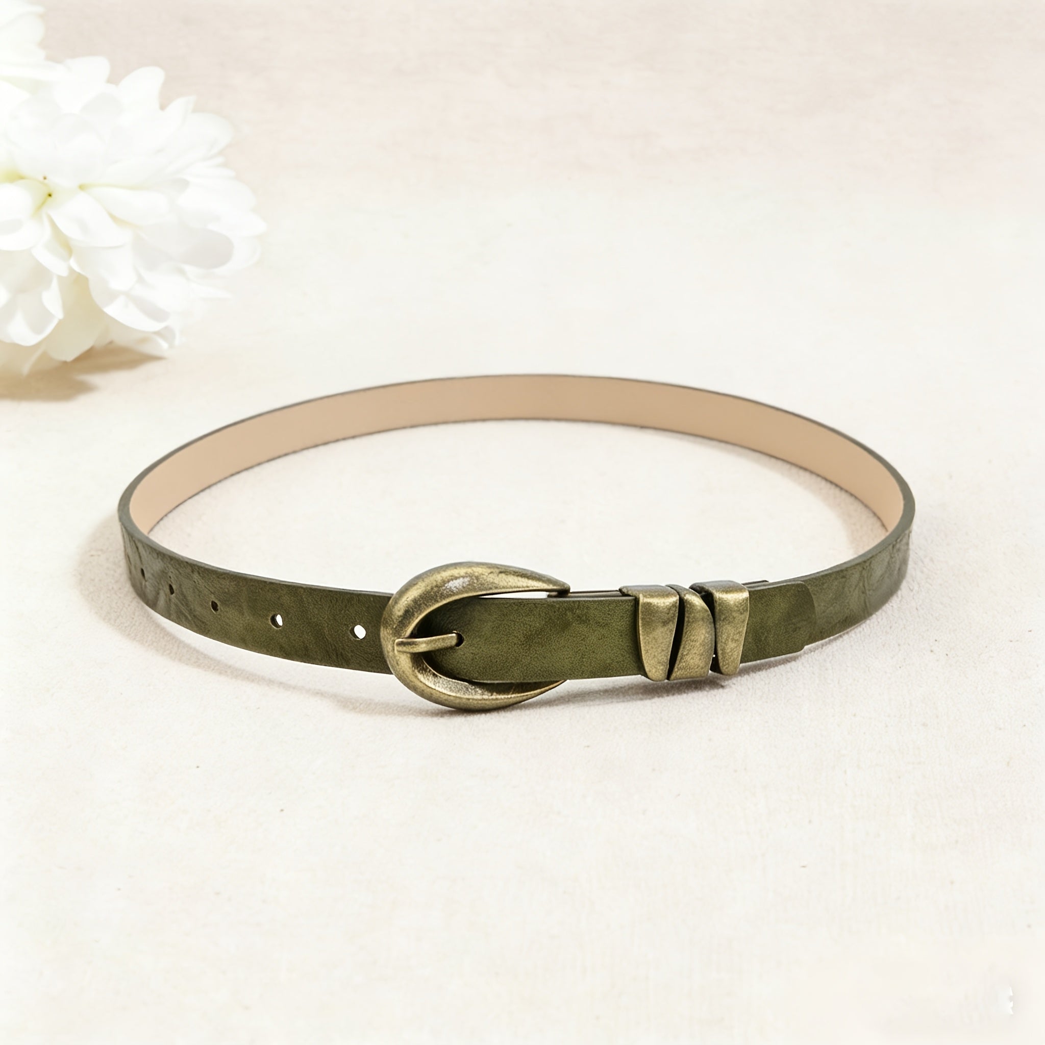 Ceinture Fine en Simili Cuir pour Femme Francine — visuel 5