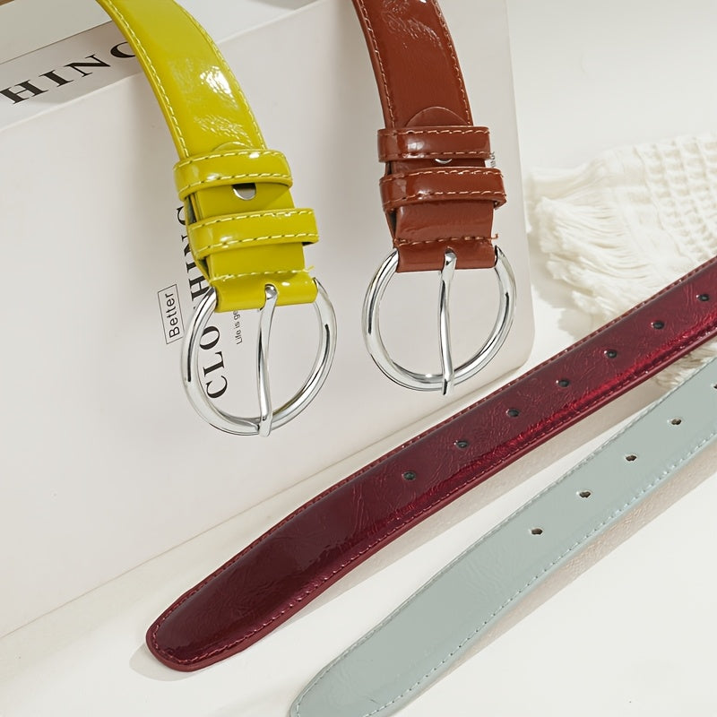 Ceinture Fine en Simili Cuir pour Femme Joséphine — visuel 12