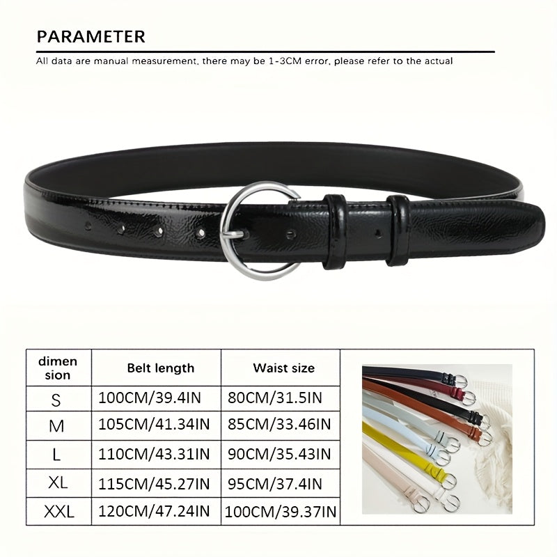 Ceinture Fine en Simili Cuir pour Femme Joséphine — visuel 14