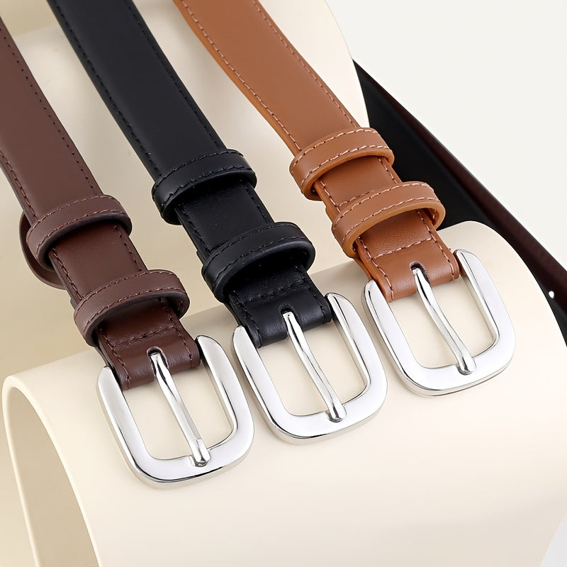 Ceinture Fine en Simili Cuir pour Femme Judith — visuel 6