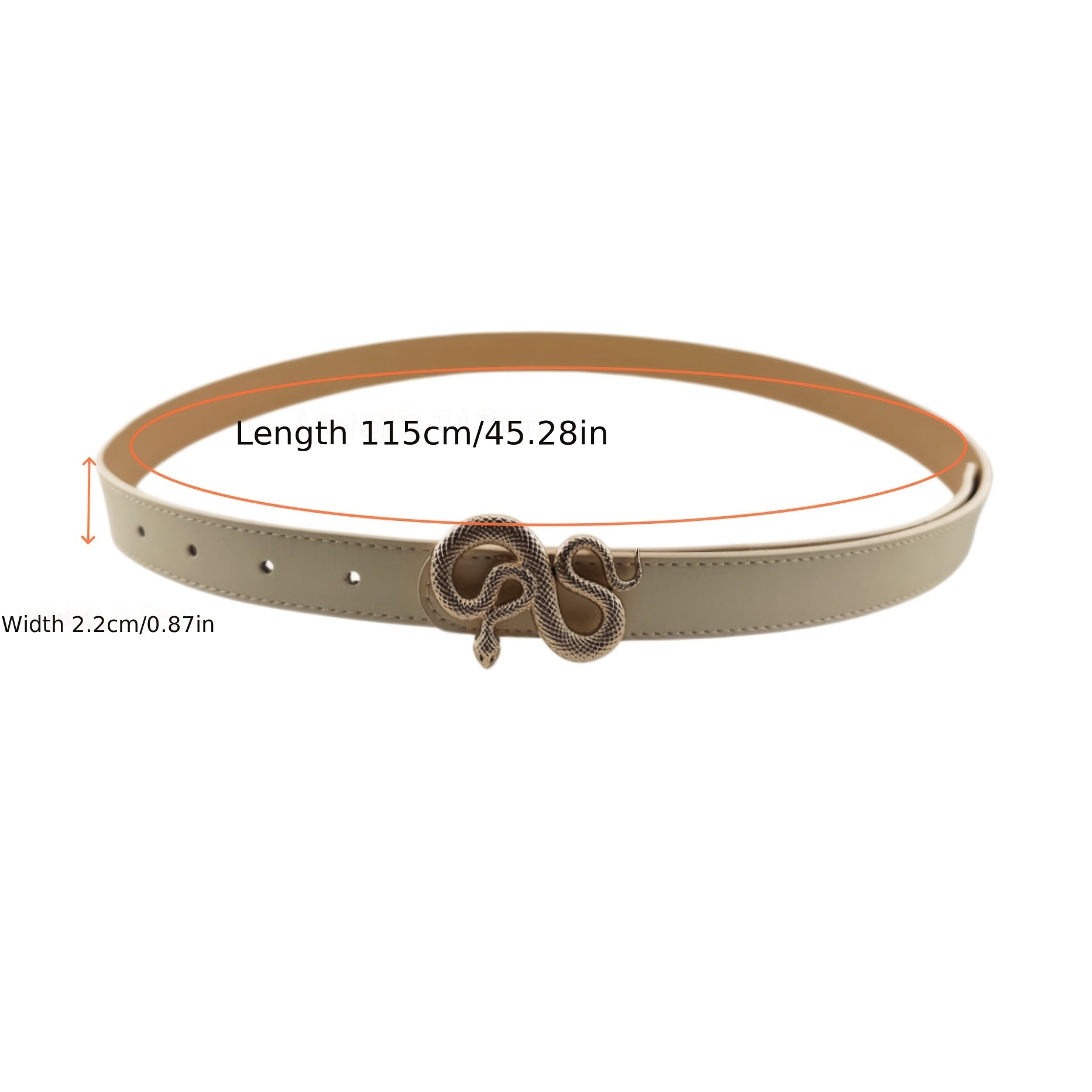 Ceinture Fine en Simili Cuir pour Femme Muriel — visuel 10