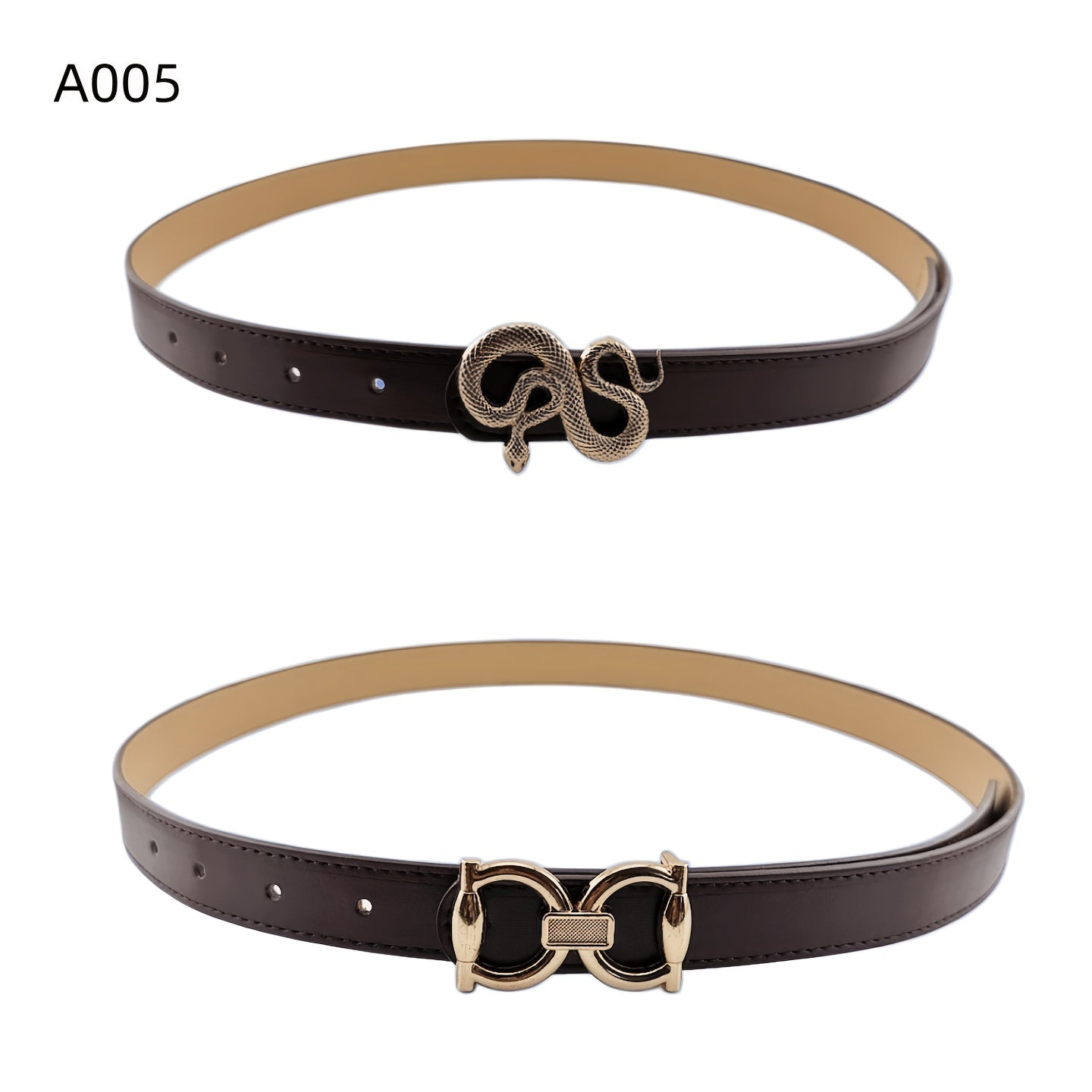 Ceinture Fine en Simili Cuir pour Femme Muriel — visuel 5