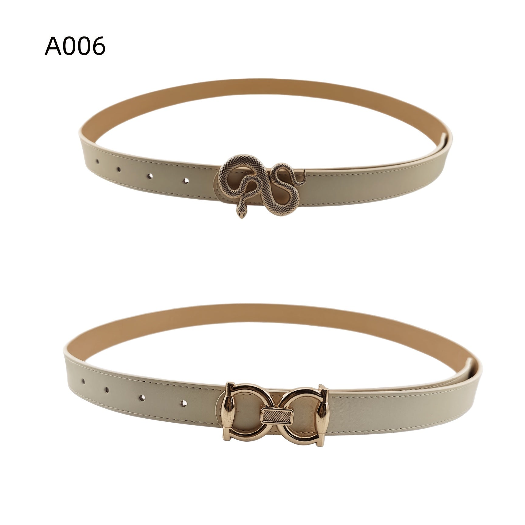 Ceinture Fine en Simili Cuir pour Femme Muriel — visuel 6