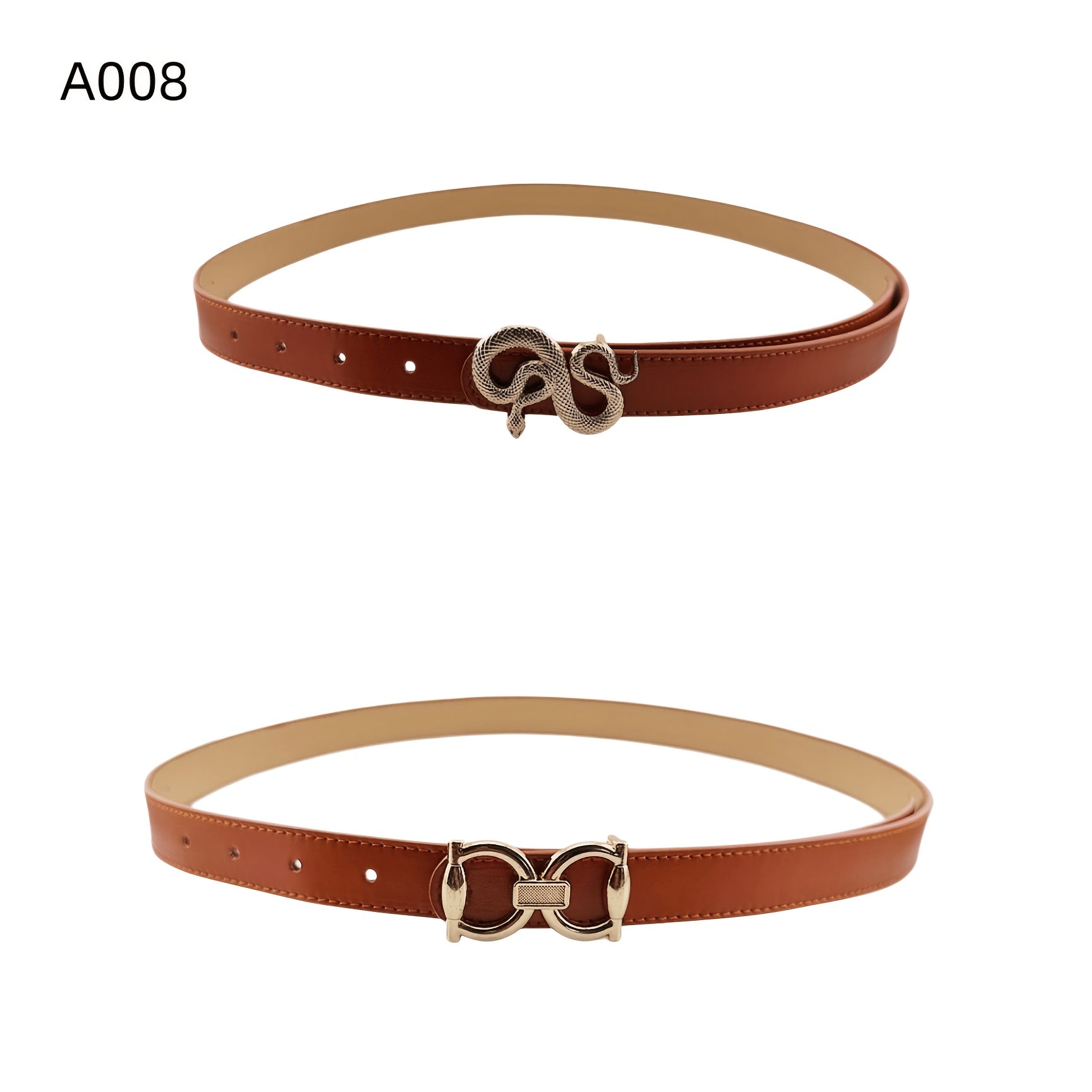 Ceinture Fine en Simili Cuir pour Femme Muriel — visuel 8